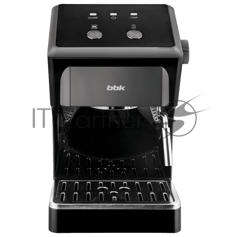 Кофеварка рожковая BBK BCM1503 черный/серый