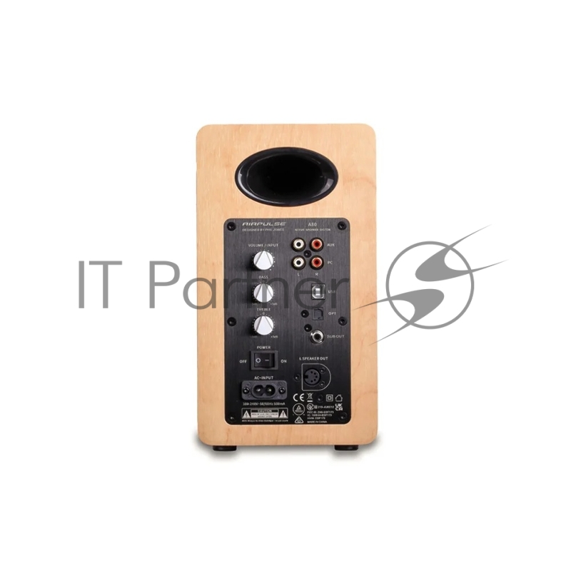 Компьютерные колонки Edifier AirPulse A80 Pinewood бежевый 100W RMS, 52Гц-40кГц, AUX, PC, USB, Bluetooth v5.0 с поддержкой aptX, оптический вход,выход на сабвуфер:20Гц ~ 80Гц, 1200m