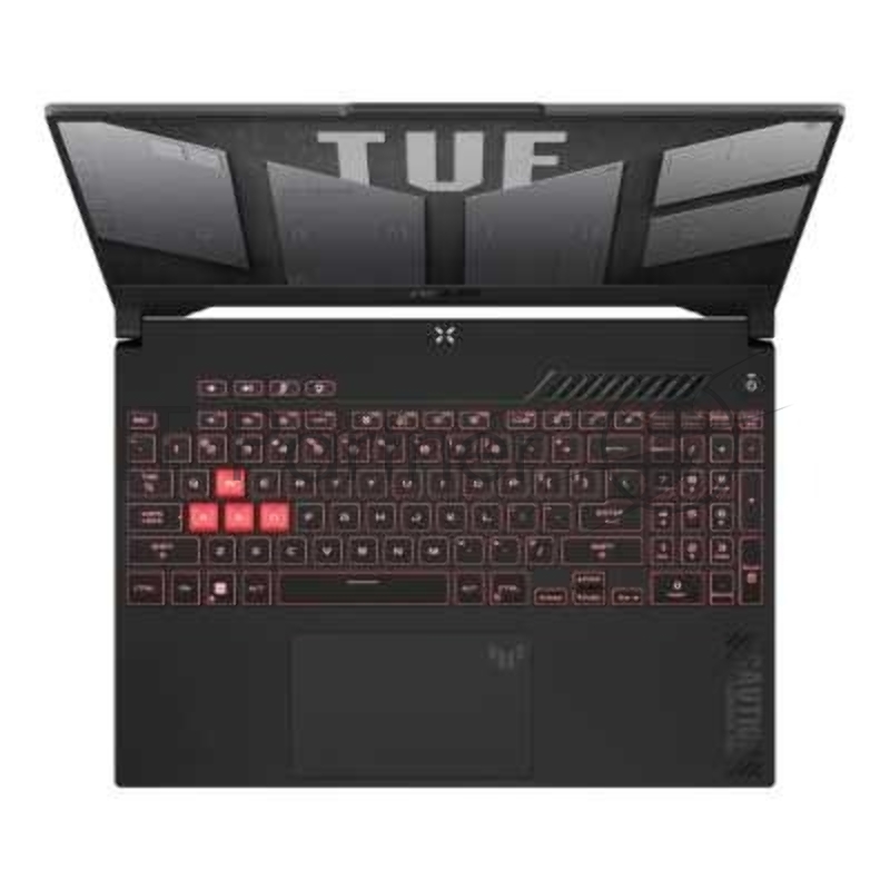 Ноутбук ASUS TUF F15 FX507VU-LP290 серый 15.6(1920x1080 (матовый, 144Hz) WVA)/Intel Core i7 13620H(2.4Ghz)/16384Mb/1024PCI GeForce RTX4050(6144Mb)/Cam/BT/WiFi/90 1y/2.2kg/DOS