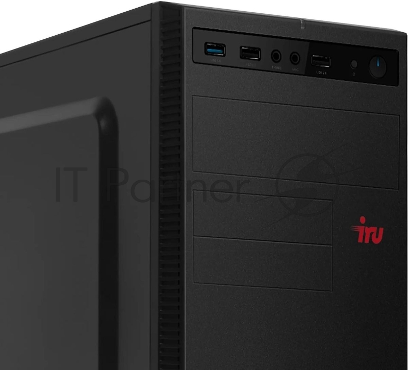 ПК IRU Опал 612 MT PG G7400 (3.7) 8Gb SSD256Gb UHDG 710 Free DOS GbitEth 400W мышь клавиатура черный (2049324)