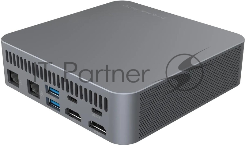 Неттоп Digma Pro Minimax X1 серый DPP5-8DXW02 i5 12450H (2) 8Gb SSD512Gb UHDG Windows 11 Professional GbitEth WiFi BT 1000W