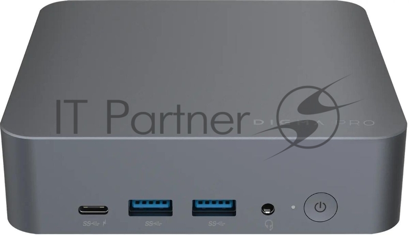 Неттоп Digma Pro Minimax X1 серый DPP5-8DXW02 i5 12450H (2) 8Gb SSD512Gb UHDG Windows 11 Professional GbitEth WiFi BT 1000W