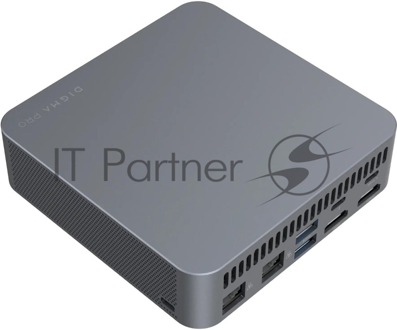 Неттоп Digma Pro Minimax X1 серый DPP5-8DXW02 i5 12450H (2) 8Gb SSD512Gb UHDG Windows 11 Professional GbitEth WiFi BT 1000W