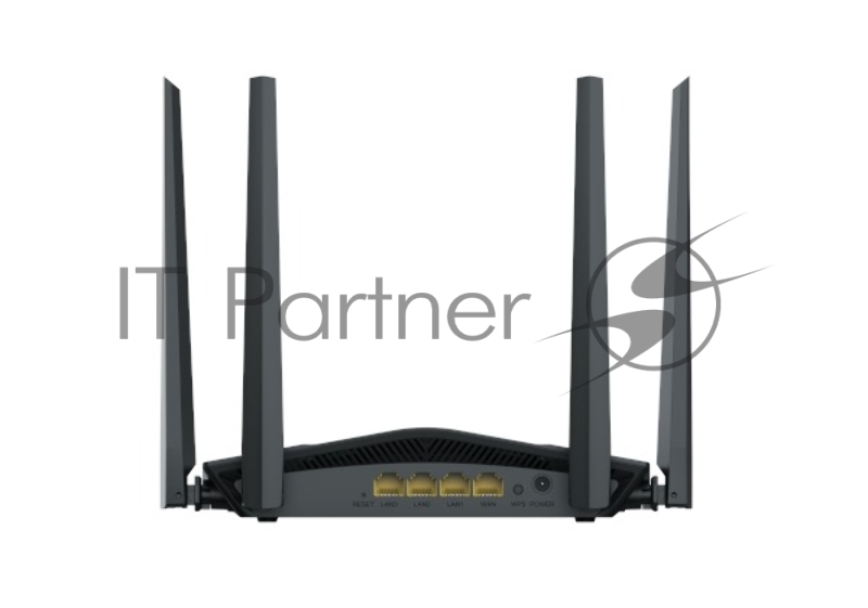Роутер Netis W1500AG AX1500 Dual-Band Wi-Fi Router, SPEED: up to 300 Mbps at 2.4 GHz + 1201Mbps at 5 GHz, SPEC: 4 Antennas, 1x 10/100/1000M WAN Port + 3x 10/100/1000M LAN Ports, FEATURE: Router/Access Point/Repeater mode, Easy Mesh, IPv6 Supported, I