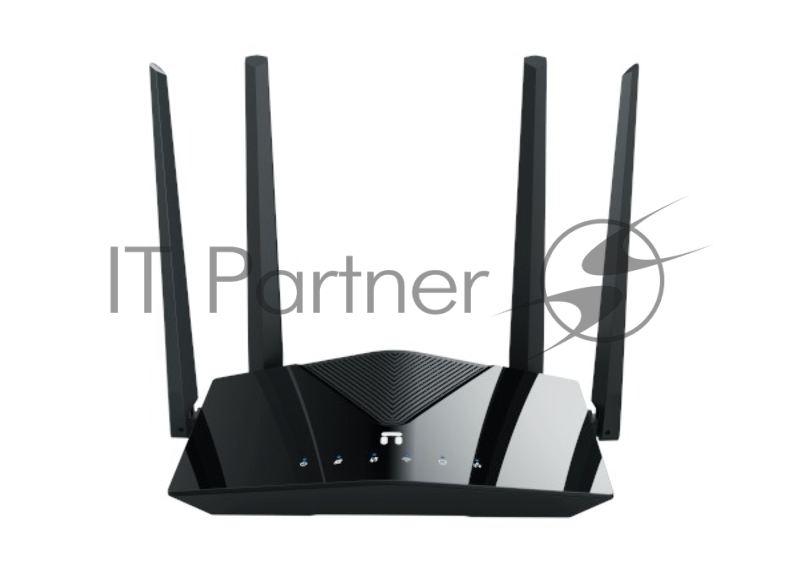 Роутер Netis W1500AG AX1500 Dual-Band Wi-Fi Router, SPEED: up to 300 Mbps at 2.4 GHz + 1201Mbps at 5 GHz, SPEC: 4 Antennas, 1x 10/100/1000M WAN Port + 3x 10/100/1000M LAN Ports, FEATURE: Router/Access Point/Repeater mode, Easy Mesh, IPv6 Supported, I