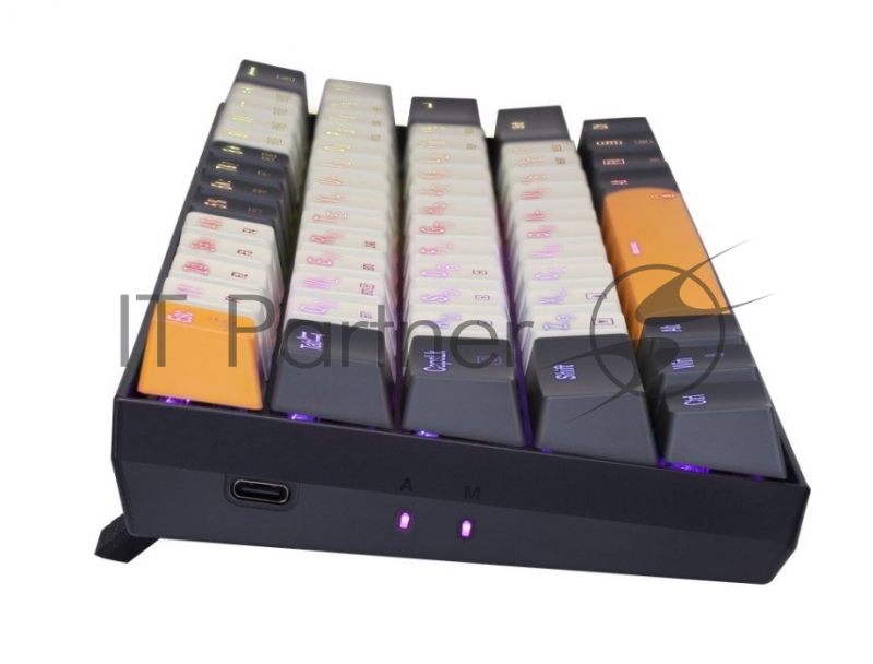 Клавиатура Redragon Caraxes Pro (71554) беспроводная, USB, Bluetooth/Радиоканал, черный