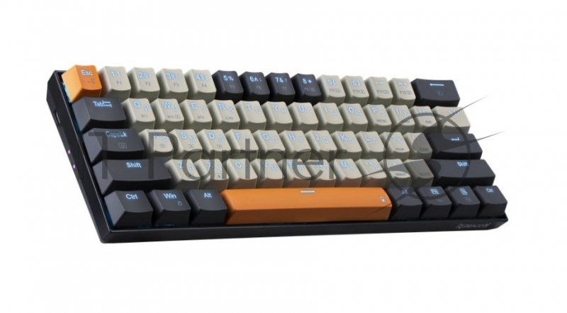 Клавиатура Redragon Caraxes Pro (71554) беспроводная, USB, Bluetooth/Радиоканал, черный