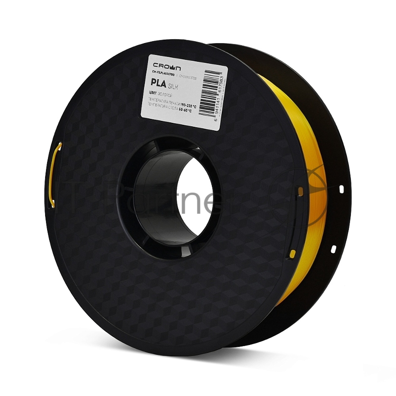 Филамент Crown Micro CM-FILPLAS007Gd PLA Silk 1.75 1кг золотой