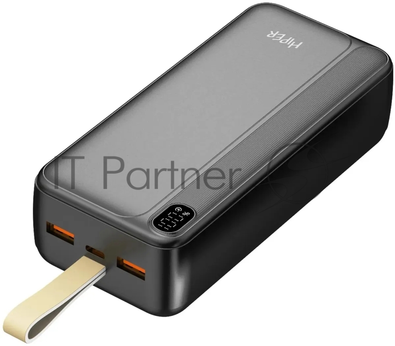 Внешний аккумулятор HIPER PRO 3XL чёрный (30000 мАч, быстрая зарядка)