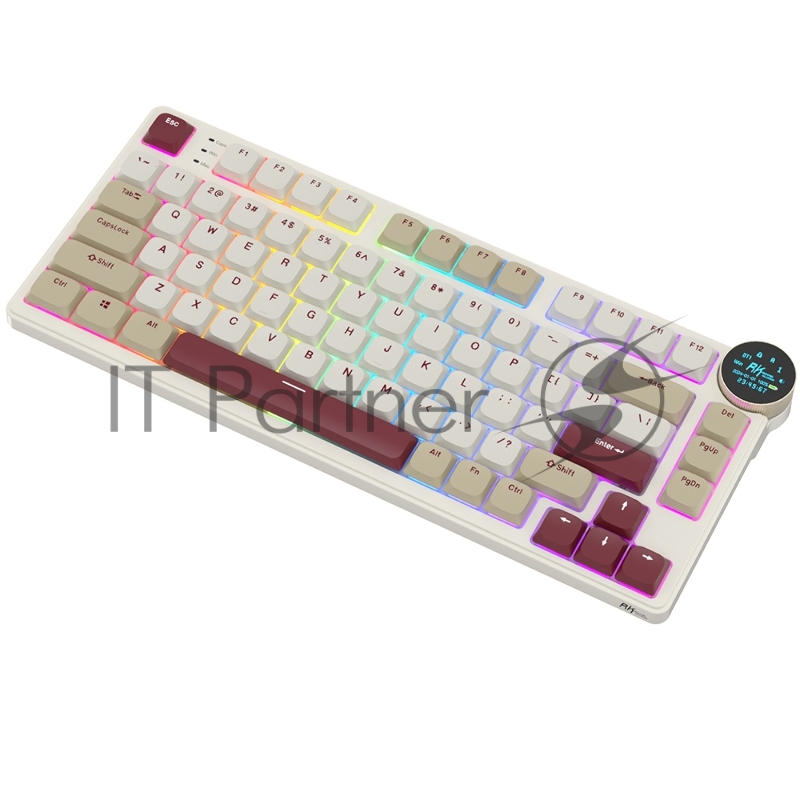 Клавиатура Royal Kludge RK N80 Red switch/Rosy Clouds