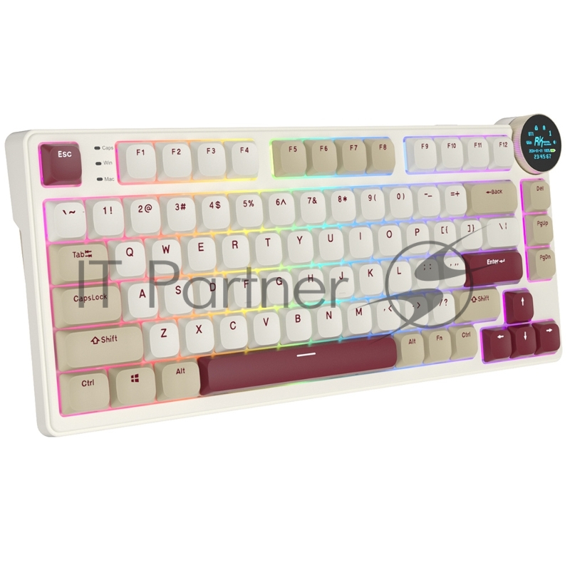 Клавиатура Royal Kludge RK N80 Red switch/Rosy Clouds