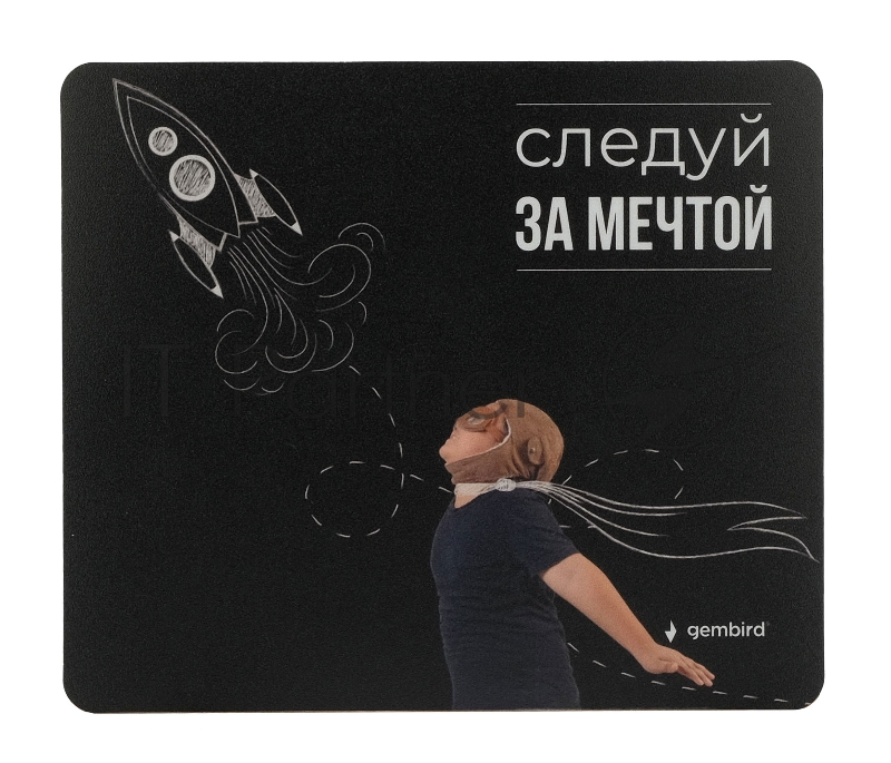 Коврик для мыши Gembird MP-ART56, следуй за мечтой, 229х195х2мм, вспененный ПВХ+пластик, пакет