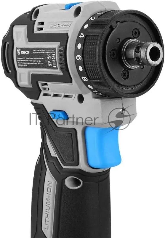 Дрель-шуруповерт Deko Loner 12V Pro аккум. патрон:быстрозажимной (кейс в комплекте) (085-1121)