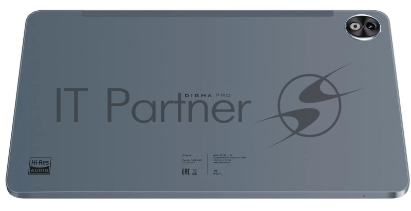 Планшет Digma Pro Empire G99 (2.2) 8C RAM8Gb ROM256Gb 12 In-Cell 2000x1200 4G 2Sim Android 14 серый 16Mpix 8Mpix BT WiFi microSD 2Tb 10000mAh