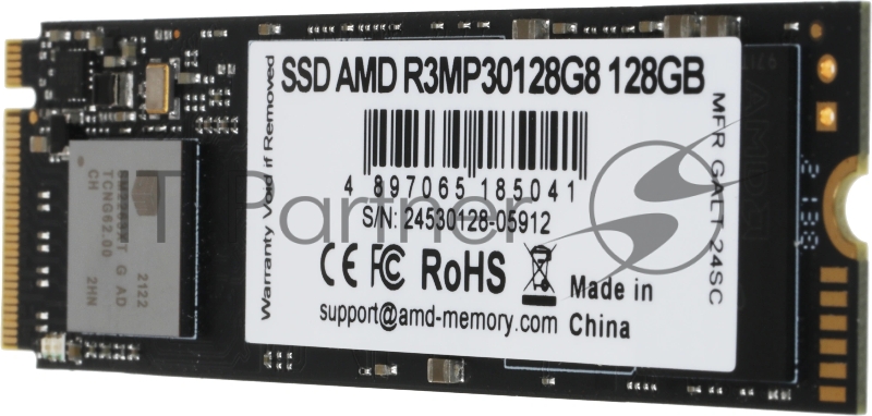 Накопитель SSD AMD PCIe 3.0 x4 128GB R3MP30128G8 Radeon M.2 2280