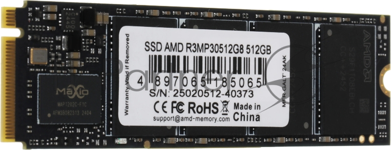 Накопитель SSD AMD PCIe 3.0 x4 512GB R3MP30512G8 Radeon M.2 2280