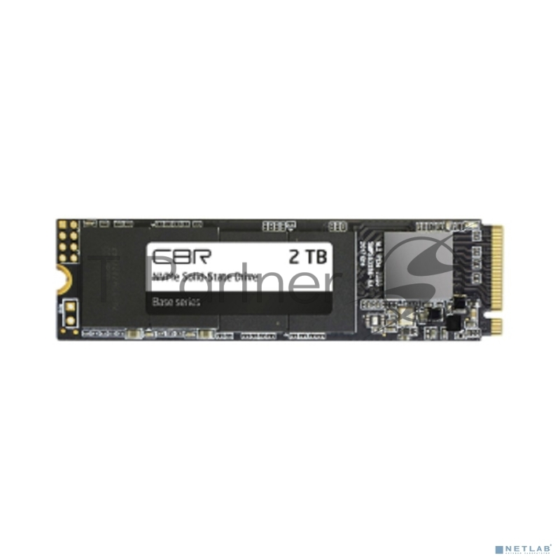 Внутренний SSD-накопитель CBR Base SSD-002TB-M.2-BS24b 2048Gb, M.2 2280, PCIe 3.0 x4, NVMe 1.3, 3D TLC NAND, R/W speed up to 3500/3100 MB/s, TBW (TB) 1000, OEM