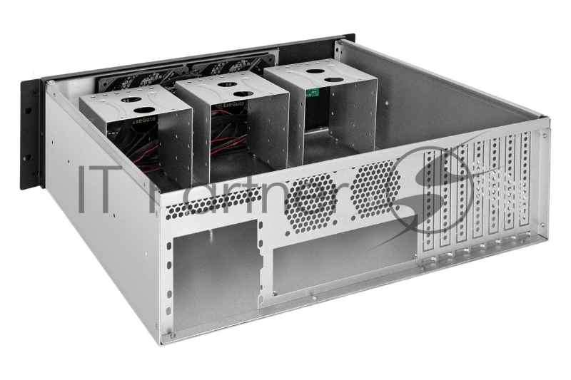 Серверный корпус ExeGate Pro 3U450-12 <RM 19, высота 3U, глубина 450, БП 1U-1000ADS, 2*USB>