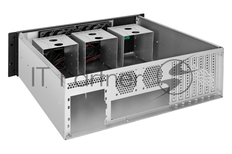 Серверный корпус ExeGate Pro 3U450-12 <RM 19, высота 3U, глубина 450, БП 1U-600ADS, 2*USB>