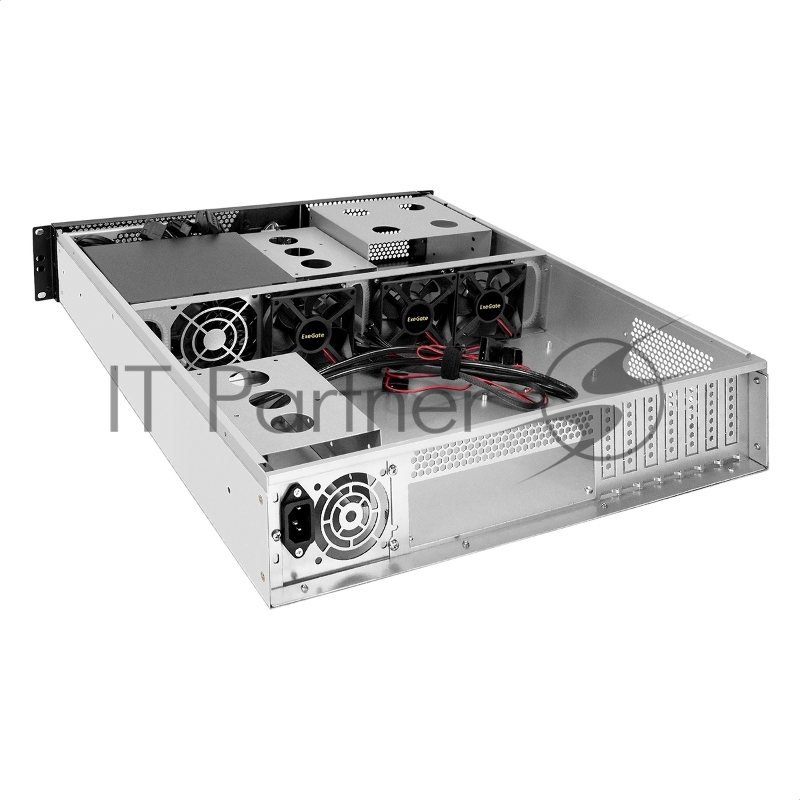 Серверный корпус ExeGate Pro 2U550-04 <RM 19, высота 2U, глубина 550, БП 1100ADS, 2*USB>