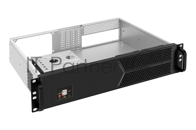 Серверный корпус ExeGate Pro 2U330-03 <RM 19, высота 2U, глубина 330, БП 500PPH-SE, 2*USB>