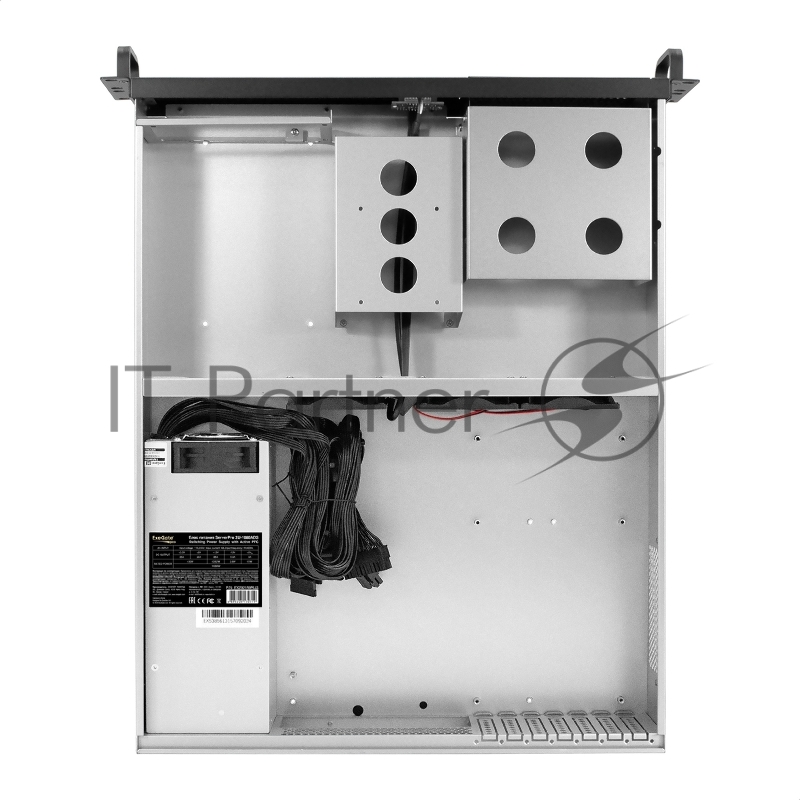 Серверный корпус ExeGate Pro 2U550-04 <RM 19, высота 2U, глубина 550, БП 2U-1080ADS, 2*USB>