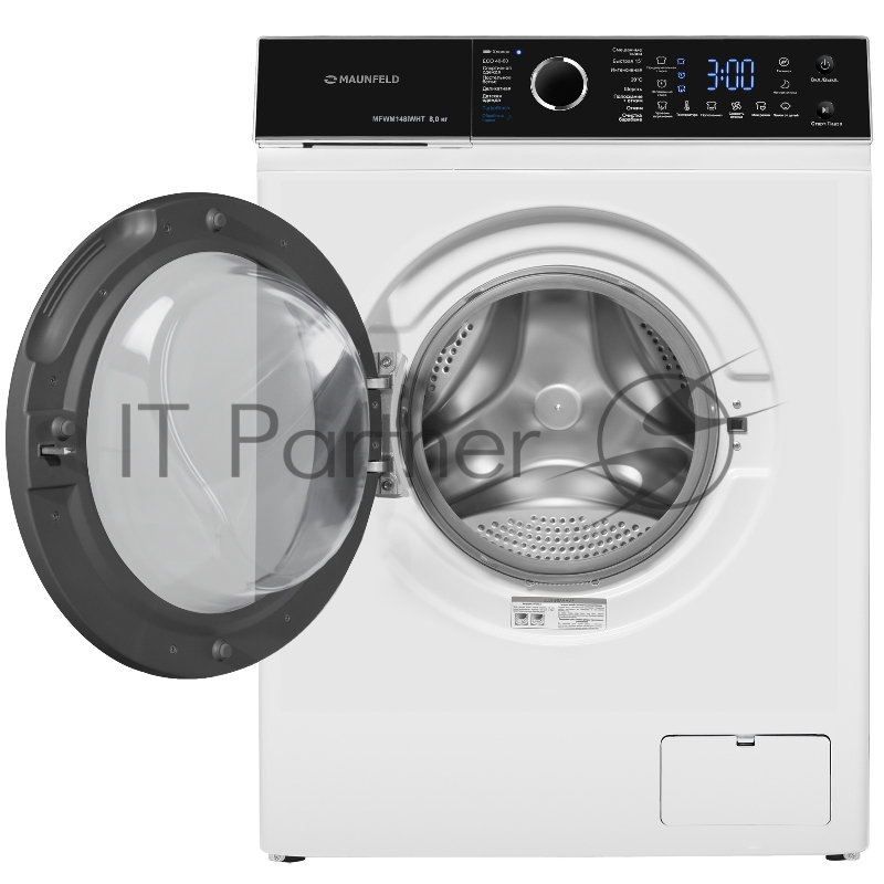 Стиральная машина c инвертором и паром MAUNFELD MFWM148IWHT