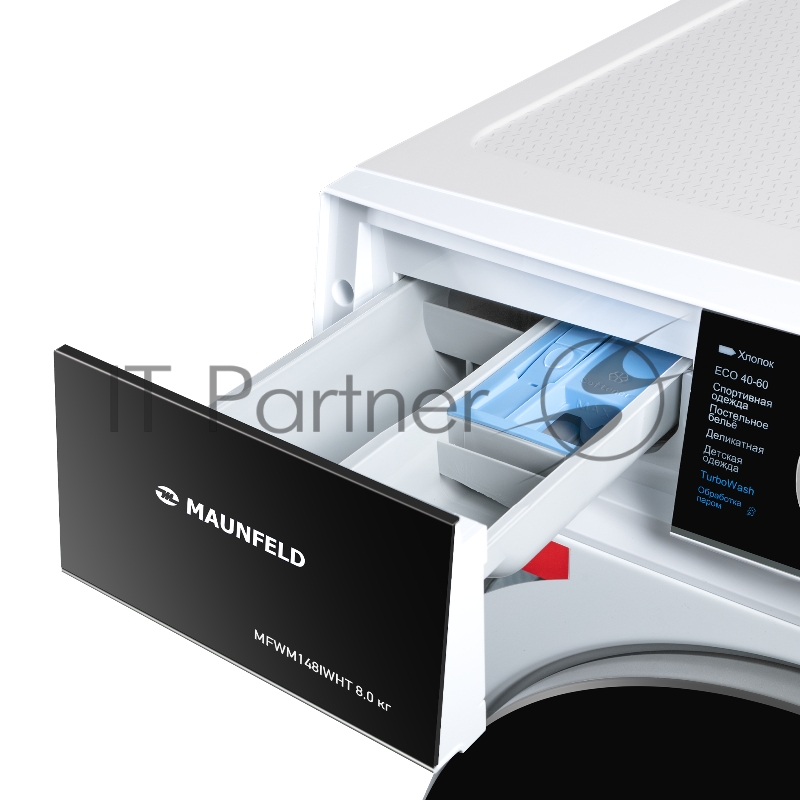 Стиральная машина c инвертором и паром MAUNFELD MFWM148IWHT