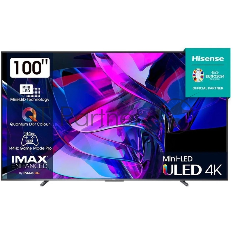 Телевизор Mini LED 110 Hisense, Ultra HD, Mini LED, Smart (VIDAA U7.0), 144Гц+240Гц HSR, Game Mode PRO, FreeSync,, Flagship, 4.2.2 82W, 4 HDMI, 2 USB, Carbon Gray 2024
