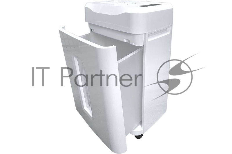 Шредер Office Kit S210N 3,9x38 белый (секр.P-4) фрагменты 16лист. 35лтр. скрепки скобы пл.карты CD