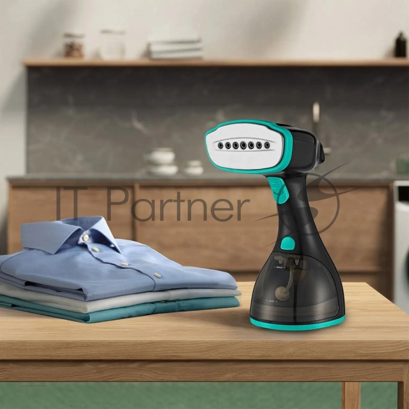 Отпариватель ручной Kitfort КТ-9121-3 1500Вт черный/бирюзовый