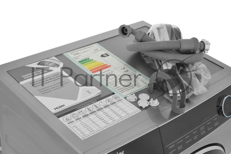 Стиральная машина Haier HWD80-BP14979S с сушкой, инверторный мотор