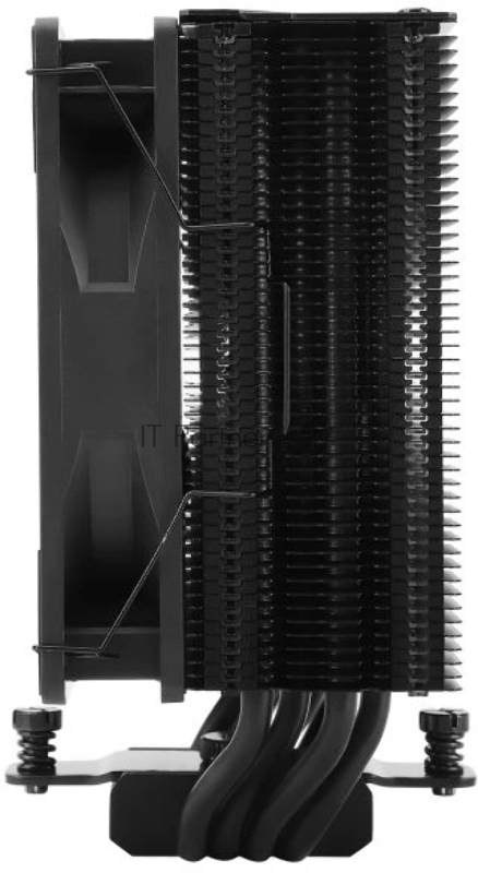 Устройство охлаждения(кулер) Thermalright Assassin Spirit 120 EVO Dark Soc-AM5/AM4/1200/1700/1851 черный 4-pin 27dB Al+Cu Ret (AS120-EVO-DARK)