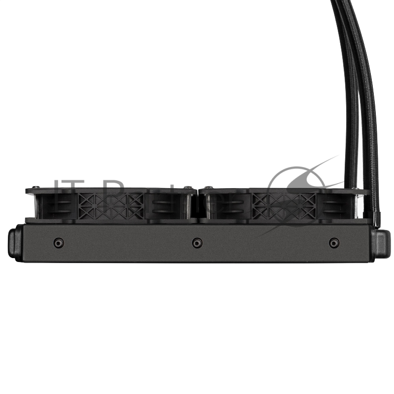 Система водяного охлаждения ExeGate EX293458RUS BlackWater-240.PWM.ARGB черный 120мм алюминий 2000rpm 27db 4-pin 220W