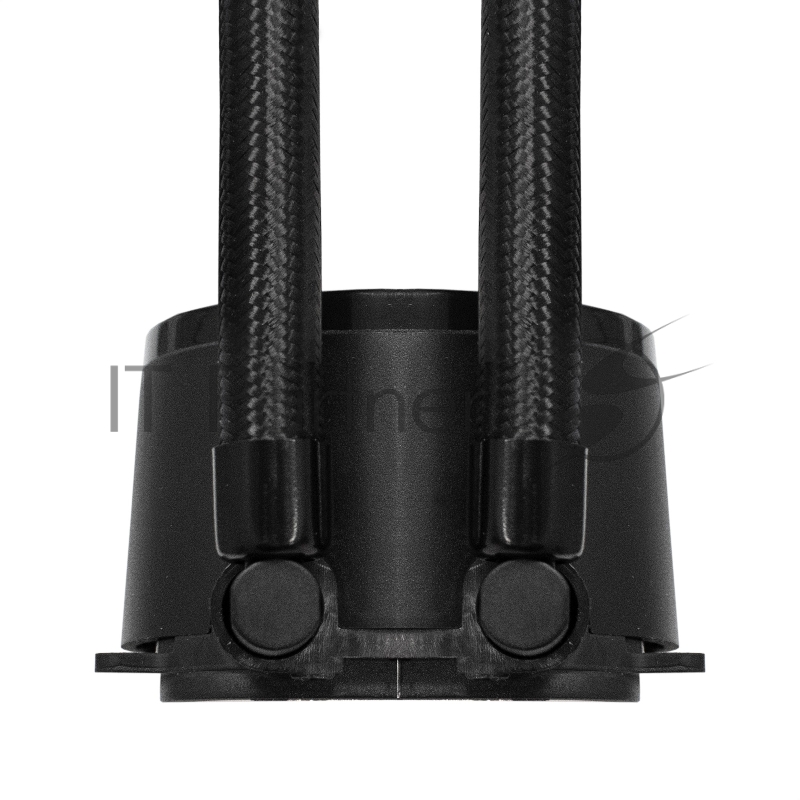 Система водяного охлаждения ExeGate EX293458RUS BlackWater-240.PWM.ARGB черный 120мм алюминий 2000rpm 27db 4-pin 220W