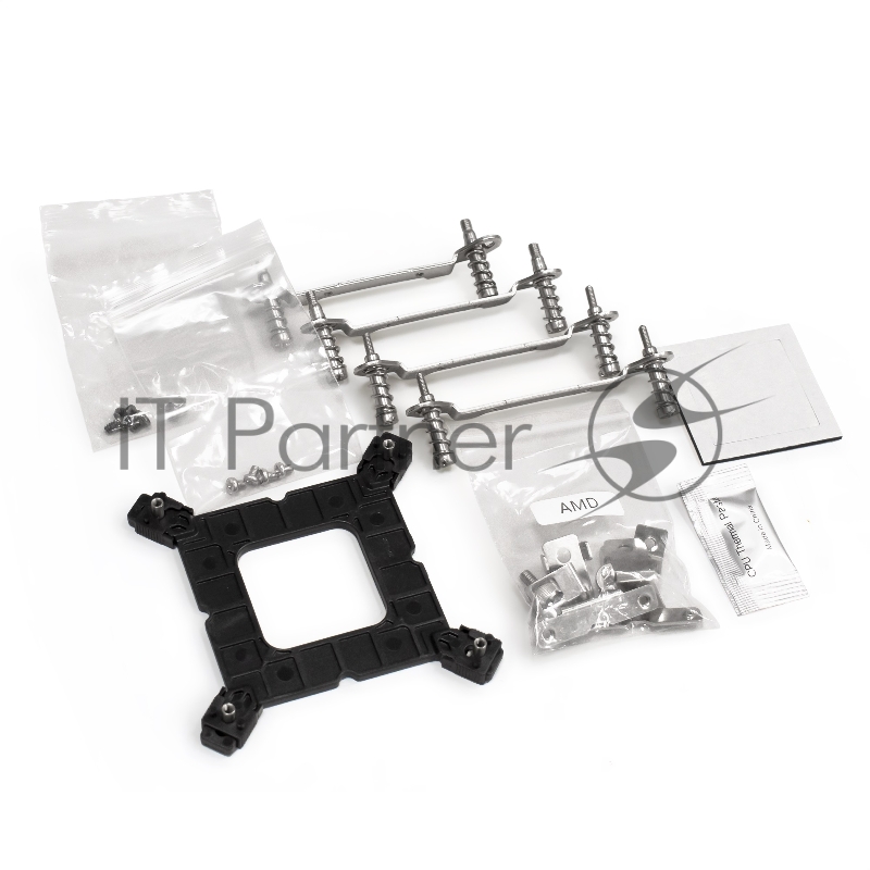 Система водяного охлаждения ExeGate EX293458RUS BlackWater-240.PWM.ARGB черный 120мм алюминий 2000rpm 27db 4-pin 220W