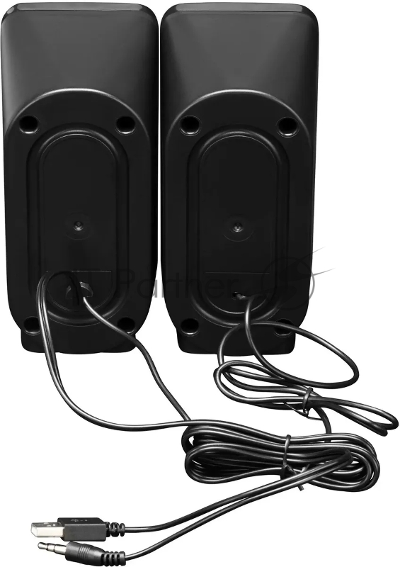 Колонки Оклик OK-120U 2.0 черный 6Вт