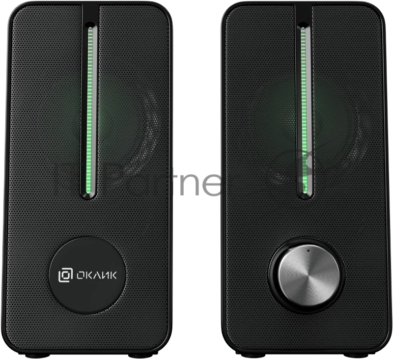 Колонки Оклик OK-120U 2.0 черный 6Вт