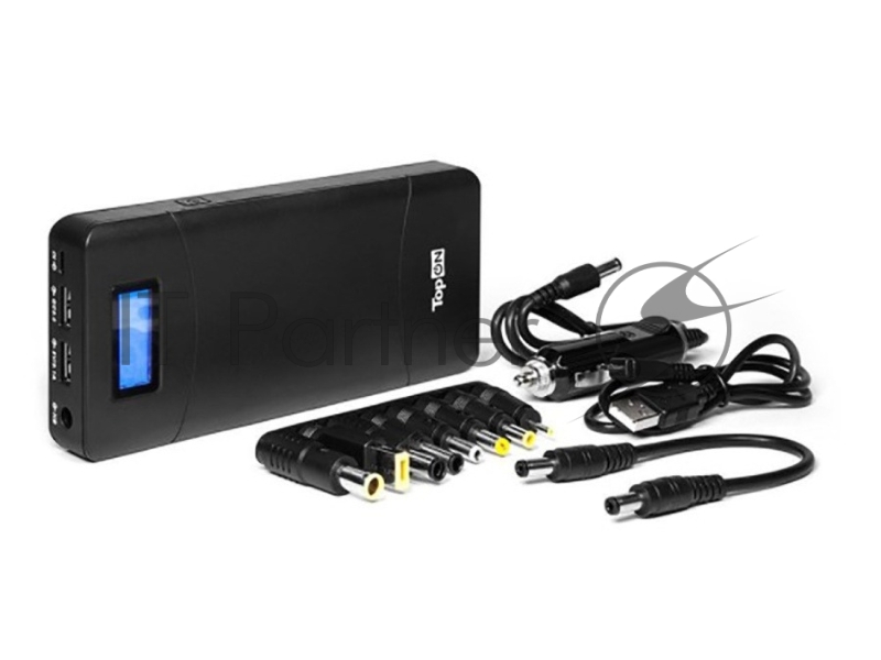 Универсальный внешний аккумулятор TopON TOP-T72/B для смартфонов, планшетов, цифровой техники, ноутбуков на 18000mAh (66,6 Wh)