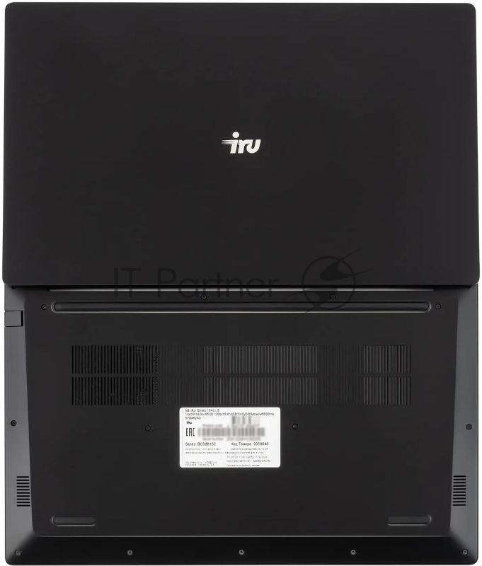 Ноутбук IRU Strato 15ALI Core i5 1235U 16Gb SSD512Gb Intel Iris Xe graphics 15.6 IPS FHD (1920x1080) Windows 11 Professional black 6000mAh (2059115)