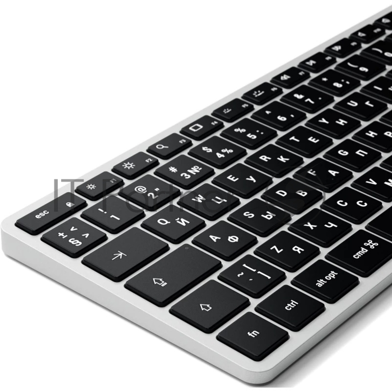 Клавиатура беспроводная Satechi Slim X2 Bluetooth Backlit Keyboard, Bluetooth, Серебристый ST-BTSX2S-RU