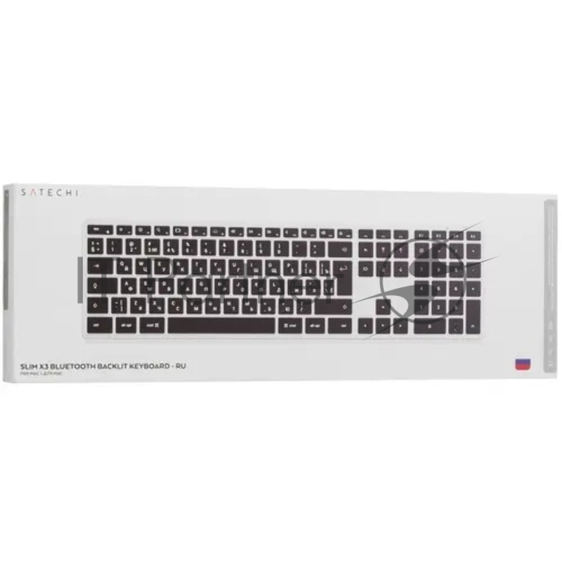 Клавиатура беспроводная Satechi Slim X3 Bluetooth Backlit Keyboard, Bluetooth, Серебристый ST-BTSX3S-RU