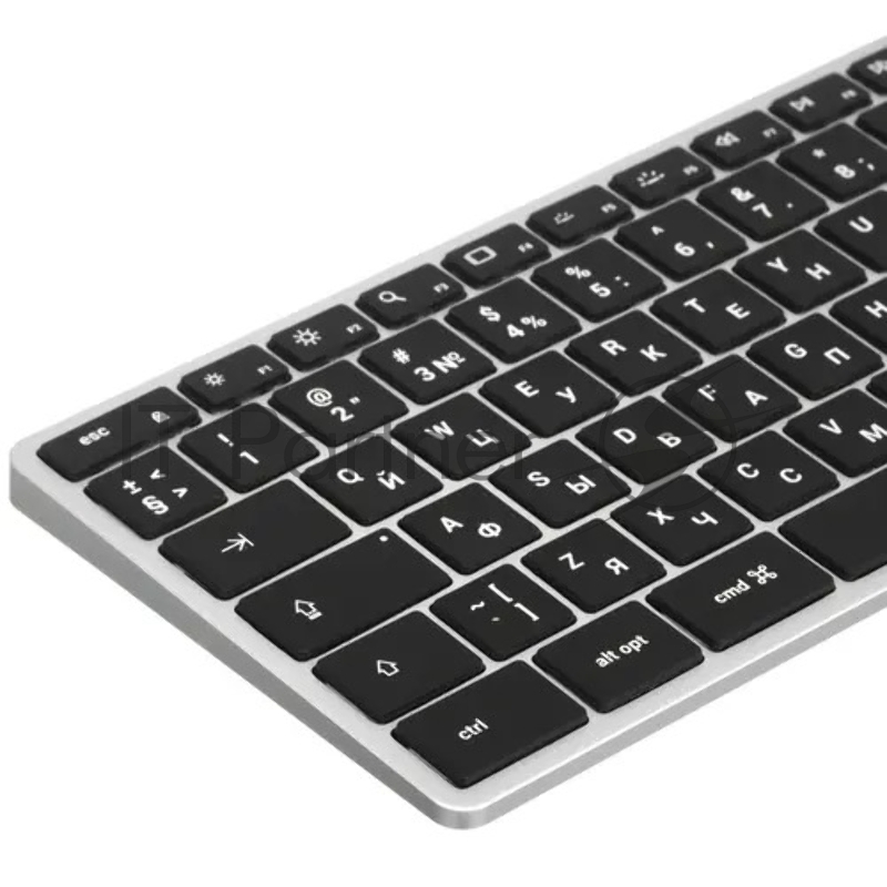 Клавиатура беспроводная Satechi Slim X3 Bluetooth Backlit Keyboard, Bluetooth, Серебристый ST-BTSX3S-RU