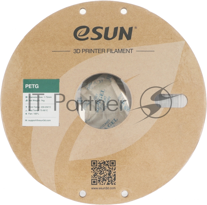 Пластик для принтера 3D Esun PETG175T1P1 PETG d1.75мм 1кг 1цв.