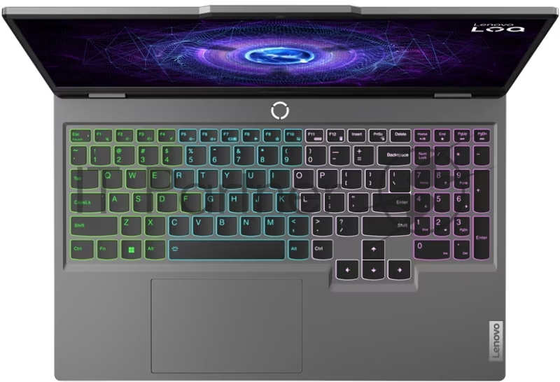 Ноутбук Lenovo LOQ 15.6 WQHD IPS 350N 165Hz/i5-13450HX/16Gb/512Gb SSD/RTX 3050 6Gb/DOS/Luna Grey*