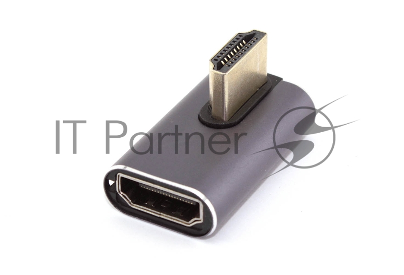 Переходник HDMI угловой папа-мама вправо