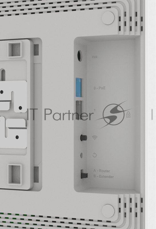 Точка доступа Keenetic Voyager Pro Pack (4-pack) с Mesh Wi-Fi 6 AX1800, анализатором спектра Wi-Fi, 2-портовым Smart-коммутатором, переключателем режима роутер/ретранслятор и питанием Power over Ethernet (БП не входят в комплект)