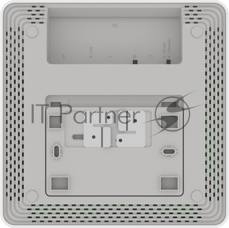 Точка доступа Keenetic Voyager Pro Pack (4-pack) с Mesh Wi-Fi 6 AX1800, анализатором спектра Wi-Fi, 2-портовым Smart-коммутатором, переключателем режима роутер/ретранслятор и питанием Power over Ethernet (БП не входят в комплект)