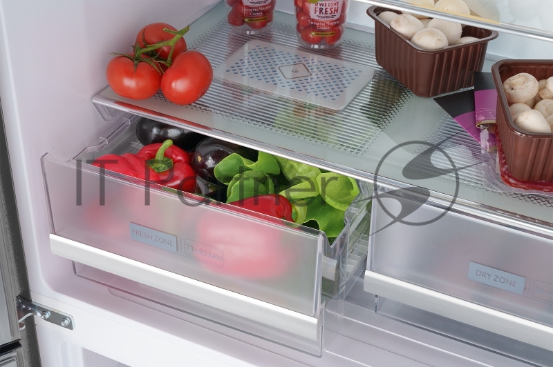 Холодильник Weissgauff WCD 450 INVERTER белый трехкамерный side-by-side 286/141л морозилка снизу