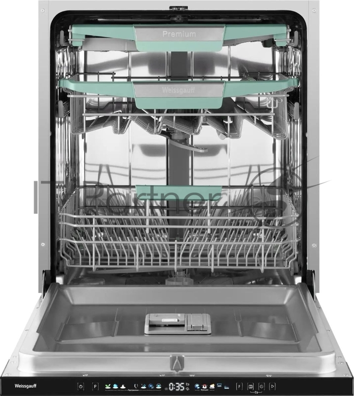 Встраиваемая посудомоечная машина Weissgauff BDW 6140 Real Touch DC Inverter Timer Floor